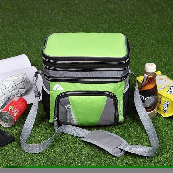 

ice packs/isothermic bags double-layer pack waterproof and leak-proof insulation multi function nylon cloth portable lunch fresh box 220923