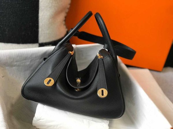 

designer bag hermee cow leather lindysybags underarm pillow bag lychei basket 18cm 22cm gold and silver buckle y026