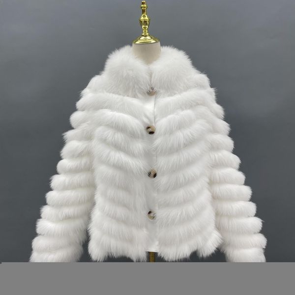 

women s fur faux missjanefur reversible real coat women fashion luxury white both sides wear winter clothes wholesale jacket 220926, Black