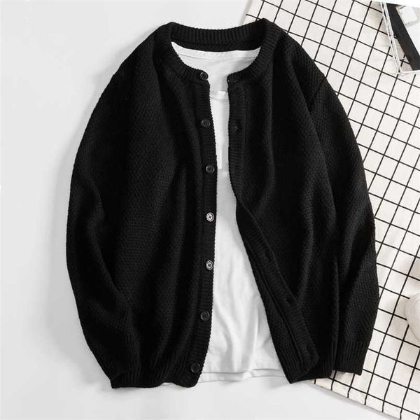 

men's sweaters mrmt brand jackets knitted cardigan heavy overcoat for male warm thick men man clothing 220923, White;black