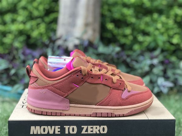 

authentic low women mens shoes 2022 luxury casual outdoor shoes disrupt 2 desert bronze pink prime rugged orange men sports sneakers trainer, Red;white