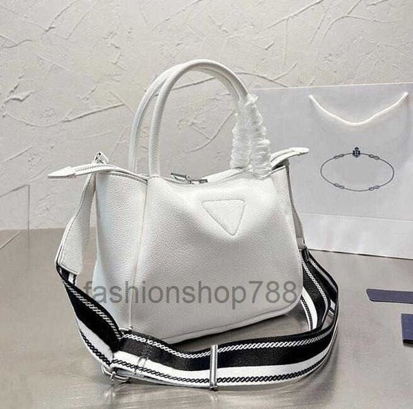 

pochette designer handbag leather hobo bags crossbody tote bag women shoulder bag adjustable splice letters striped nylon strap hardware let