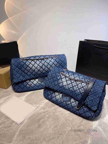 

2022 evening bags denim tote bag large capacity shopping handbag women vintage shoulder bagss leather luxury designer brand crossbody female