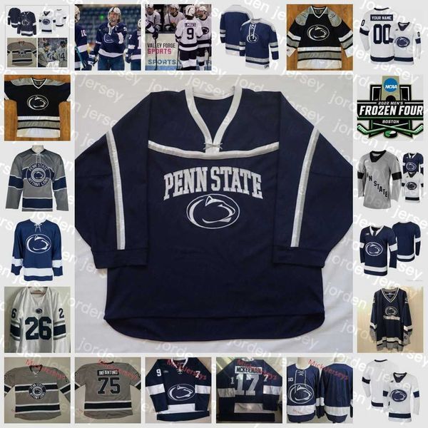 

new college hockey wears ncaa frozen four penn state nittany lions hockey jersey 3 alyssa machado jerseys 4 maeve connolly 5 karley garcia 6, Black