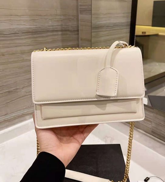 

shoulder bags cross body luxury designer crossbody wallet sunset original leather women fashion medium handbags chain shoulder bags