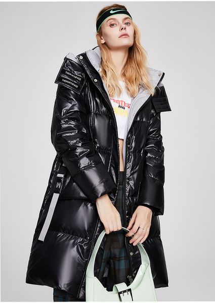 

womens coat winter designer down jacket from canadian goose parkas women jackets zipper warm coats hoodie real wolf fur holder white and bla, Black