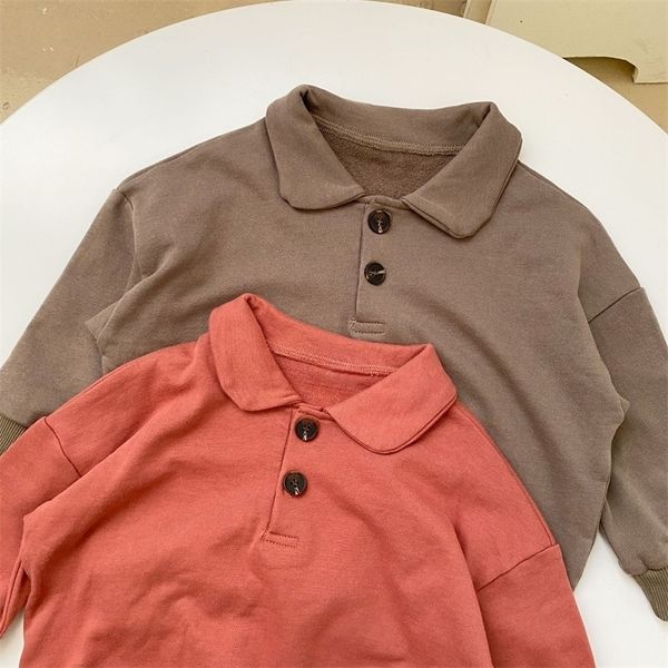 

pullover autumn boys and girls solid color sweatshirts 220924, Blue