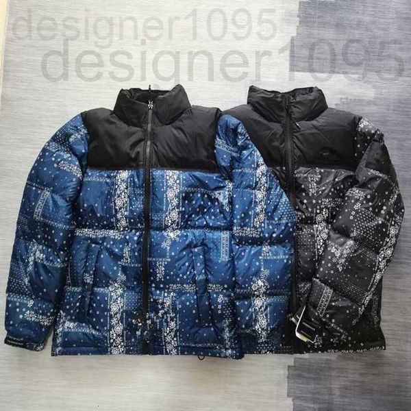 

women's down & parkas designer autumn and winter 21 tn cashew nut snowflake stitching st collar zipper short fashion embroidery down ja, Black