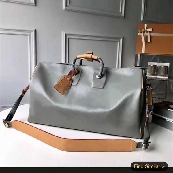 

luxurys designer bags large capacity real leather bag women's travel handbag men's boston portable leather soft edge suitcase aaaa