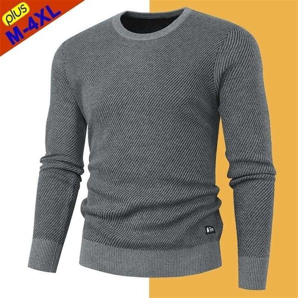 

men's sweaters fashion men pullover casual autumn slim jersey male winter knitwear jumper man sweatshirt plus size 4xl 220924, White;black