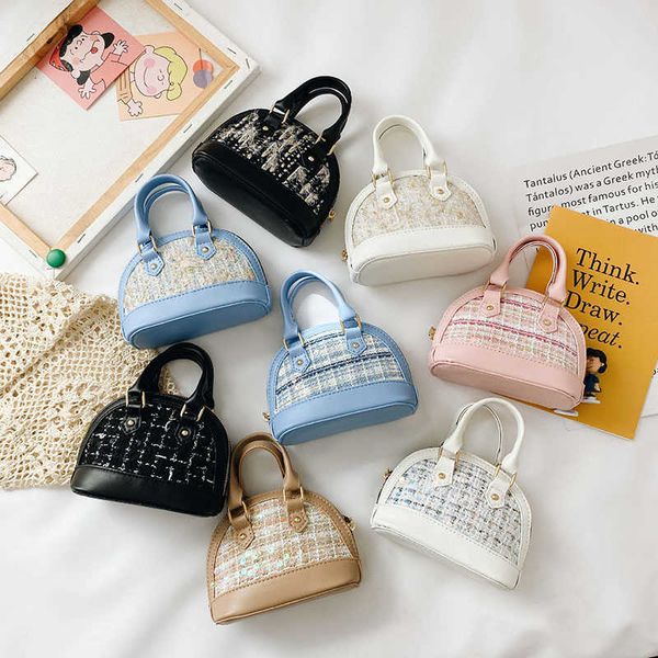 

backpacks children shell purses and handbags girls pu leather crossbody bags for kids girl small coin pouch hand 220924