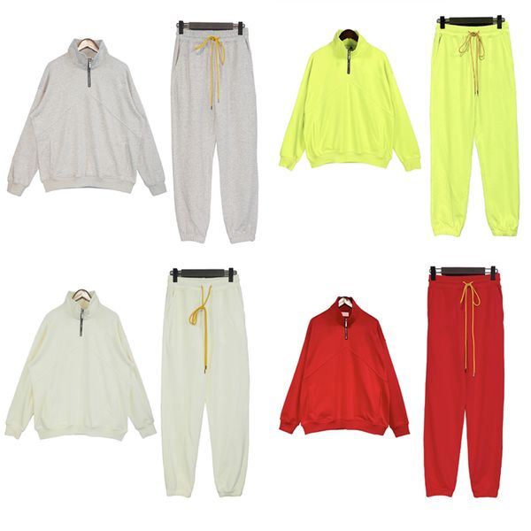 

men women designer tracksuit tech fleece suit zipper coats street loose suits men tracksuits autumn and winter couples jacket hoodies long s, Gray