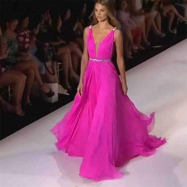 

party dresses uzn chic fuchsia aline v neck prom dress backless beading evening dress plus size long party dress customized 220923, White;black