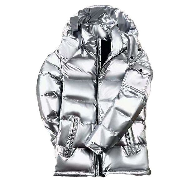 

men's down parkas jackets down jacket parkas black purffer coats mens hooded quality casual outdoor feather outwear keep warm thick dou, Black;brown