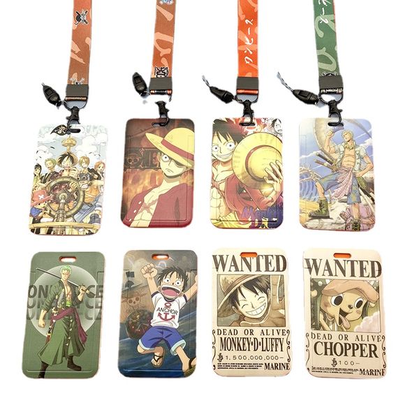 

cartoon anime credential keychains neck ring keychain neck strap nurse lanyard with card holder wholesale 002, Silver