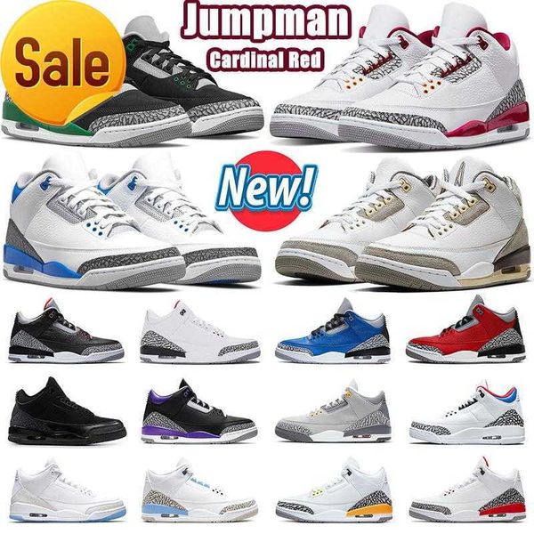 

men basketball shoes 3 3s jumpman cardinal red cement pine green racer blue medium grey midnight navy court purple unc mens trainer