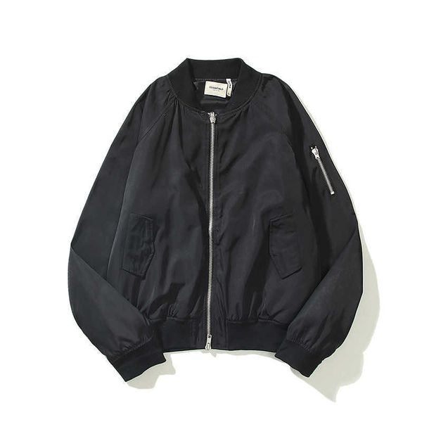 

mens designer jackets essential trendy men jacket coat loose fall winter parka couple baseball coat, Black;brown