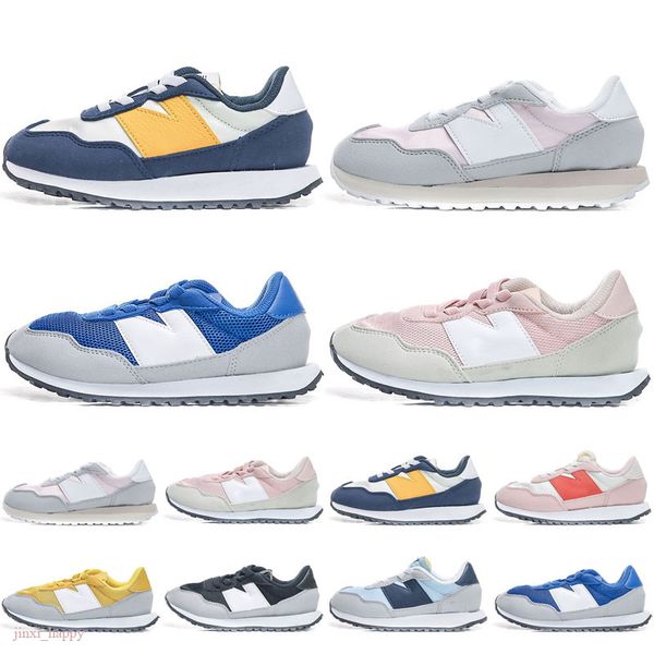 

2022 kids running shoes sandals bb327 b327 sea salt color women casual sneakers retro lightweight low state 24-39, Black