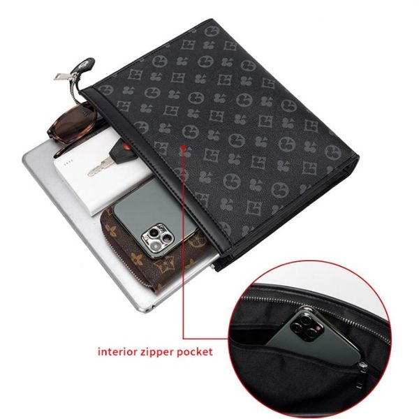 

2022 luxurys clutch bags toiletry pouch handbags purses men women evening leather shoulder bag wallets card holder chain key pouch311j