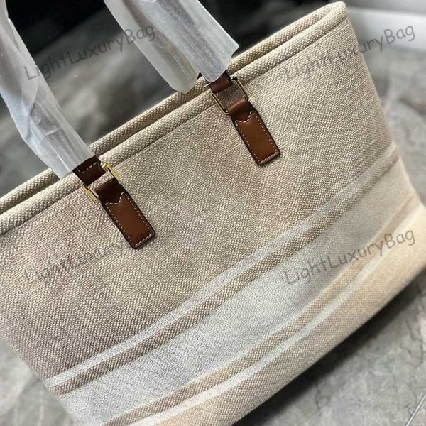 

c brand canvas tote shoulder bag designer high capacity handbags for women classic famous classics shopping purses 220924