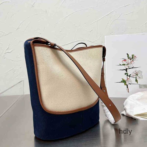 

evening bags contrast panel bucket bag women vintage handbag shoulder leather luxury designer brand crossbody female shopping tote
