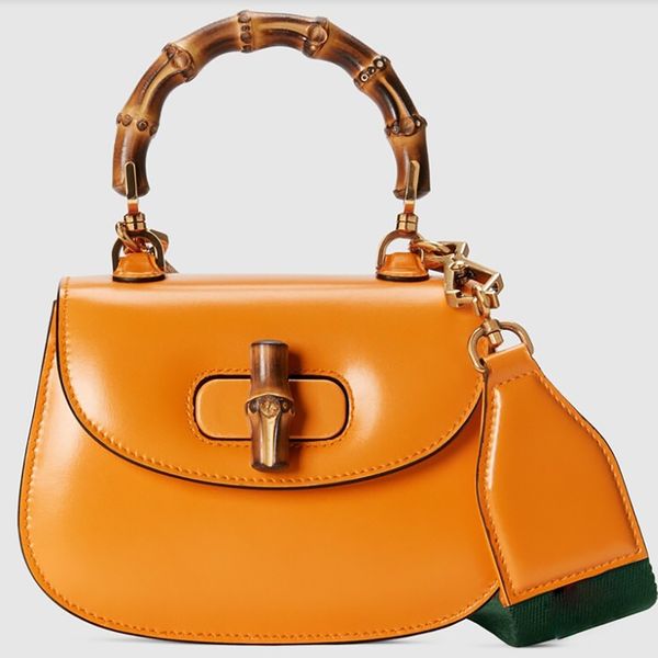 

bamboo 1947 handle bag jumbo g totes aria collection handbags luxury women designers vintage mini leather crossbody shouler orange purses wa