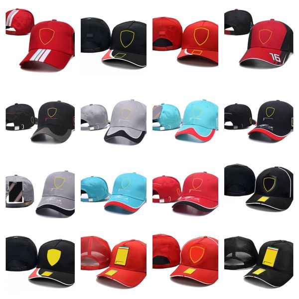 

2022 new f1 racing cap formula1 team logo baseball cap new full embroidered sun hat