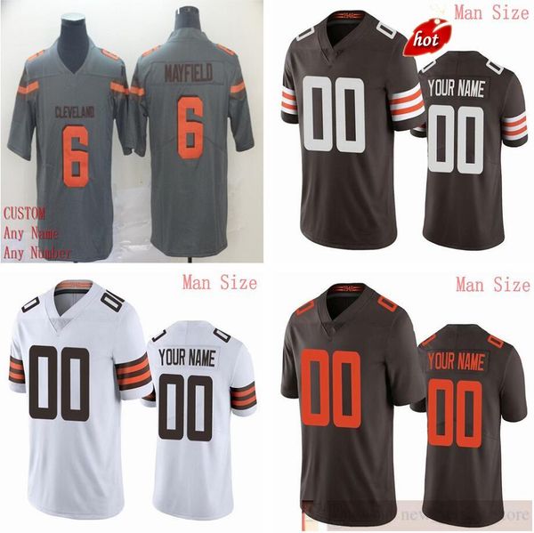 

college wear custom new eli ankou 75 joel bitonio 63 evan 86 pharaoh brown 88 harrison bryant 89 stephen carlson 94 adrian clayborn conklin, Black