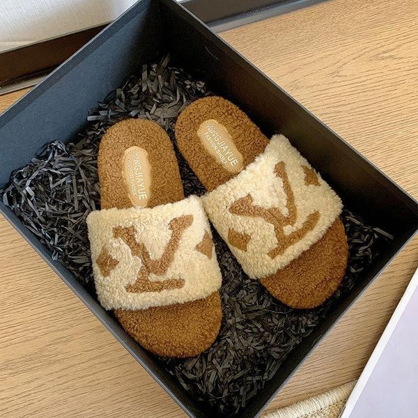 

slippers women autumn and winter home couples warm home plush wholesale cotton shoes 35-42 scuffs household products, Black