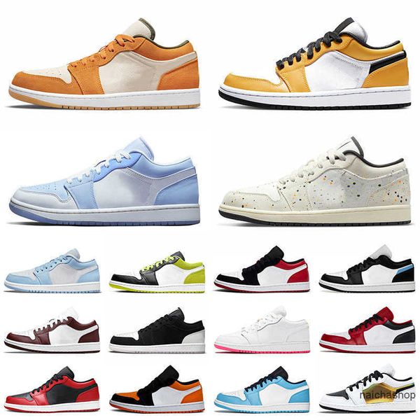 

jumpman 1 low authentic basketball shoes off aluminum 1s sneakers women diamond true blue reverse bred white camo ceramic mens jordens jordo, Black