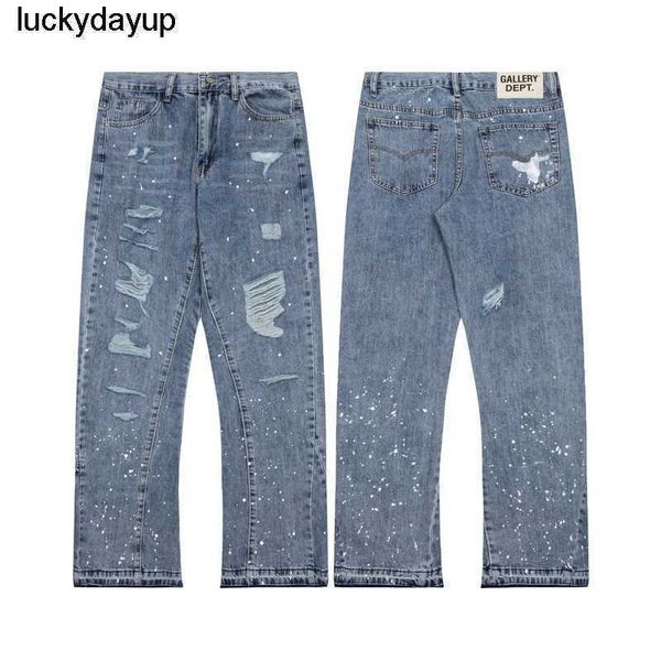 

new men's jeans designer autumn winter gary dept new male female fashion couples jeans, Blue