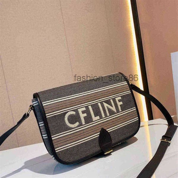 

evening bags new fashion bag arc de triomphe camera bag stripe canvas small square bag men's and women's versatile one shoulder ba