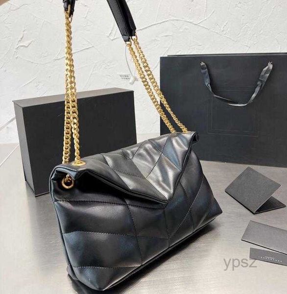 

evening bags metal chains shoulder bags designer women crossbody totes backpack loulou purse handbags leather ladies clamshell