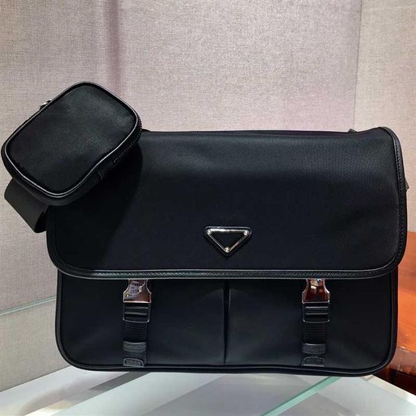 

designer bags mens shoulder bag nylon leather messenger bags men and women classic fashion street luxury handbag purse199v