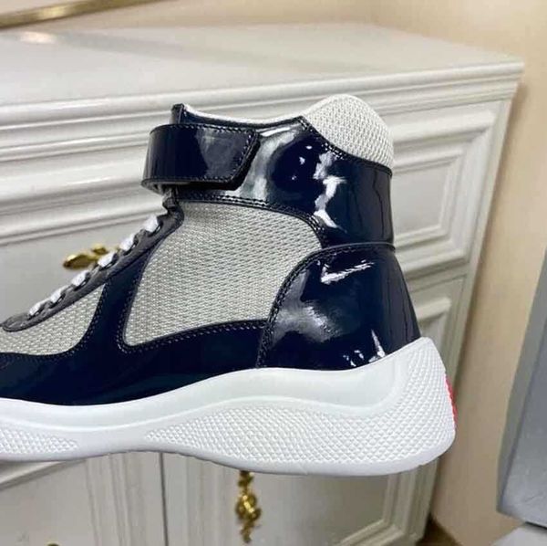 

roller shoes perfect americas cup high-sneakers shoes men casual walking rubber sole men's sports mesh fabric patent leather outdoor tr