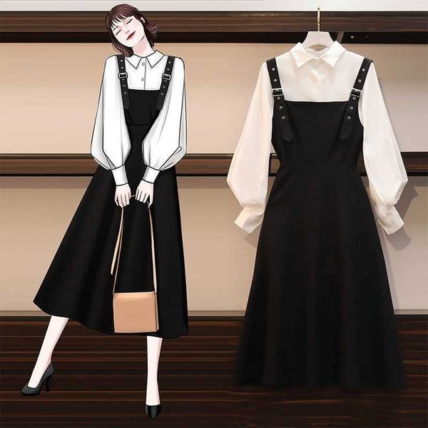 

casual dresses qweek korean fashion tank wtrap dress women kpop casual black elegant office ladies dresses 2022 spring chic robe clothes y22, Black;gray