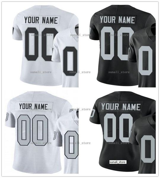 

college wear stitched en women kids 4 derek carr 28 josh jacobs 11 henry ruggs iii 98 maxx crosby 83 darren waller 13 hunter renfrow jer, Black