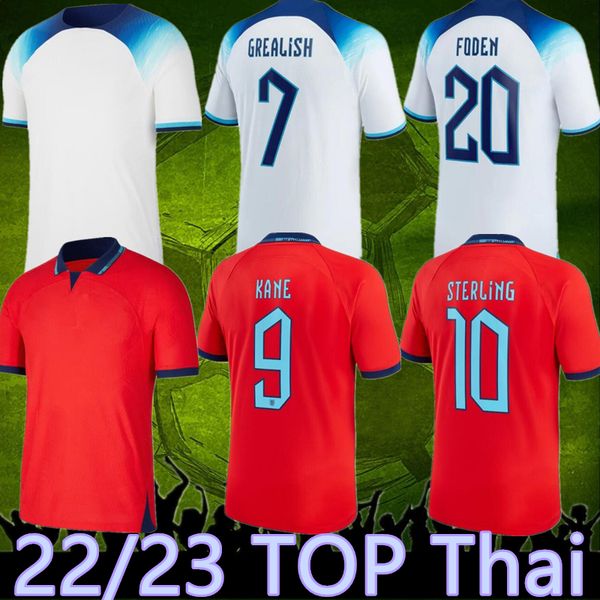 

s-4xl 2022 2023 mead soccer jersey kane sterling rashford sancho grealish mount foden saka 22 23 national englands football shirt men unifor, Black;yellow