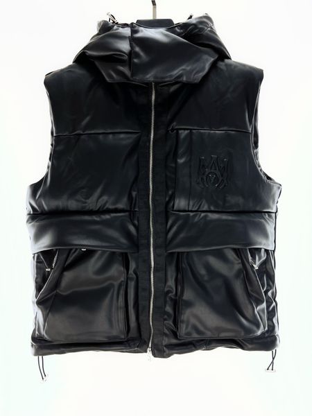 

2022 winter mens new designer down vest - beautiful us size vest, Black;brown