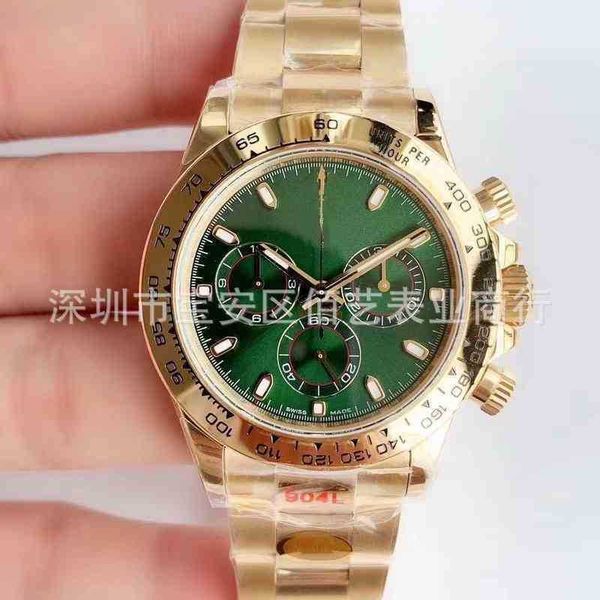 

superclone chronograph panda ditongna automatic mechanical watch and steel belt at the same price as men's machinery, Slivery;brown