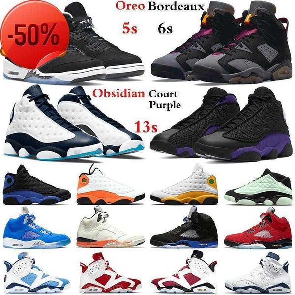 

jumpman 13 basketball shoes 5 men 6 raging bull oreo obsidian court purple university gold del sol unc bordeaux bluebird racer blue