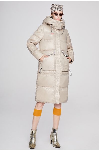 

womens coat winter designer down jacket from canadian goose parkas women jackets zipper warm coats hoodie real wolf fur holder white and bla, Black
