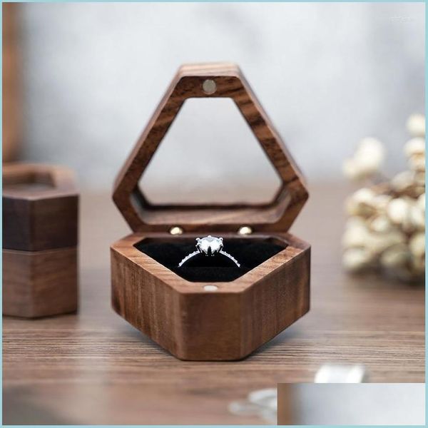 

jewelry pouches bags jewelry pouches bags retro organizer display triangle shape storage box wooden ring portable travel c bdegarden dhqib, Pink;blue