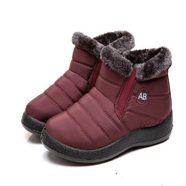 

women boots 2023 new waterproof snow boots for winter shoes women lightweight ankle botas mujer warm boot, Black