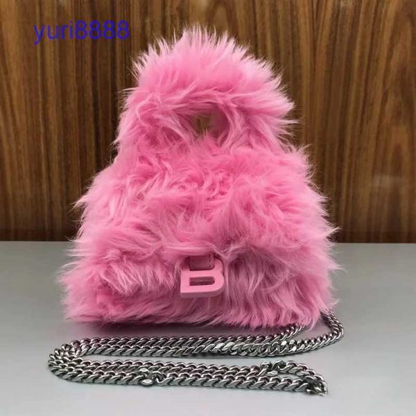 

hourglass bag balenciga shoulder s price the same qixi valentine's day gift pink mini plush hourglass hand-hel