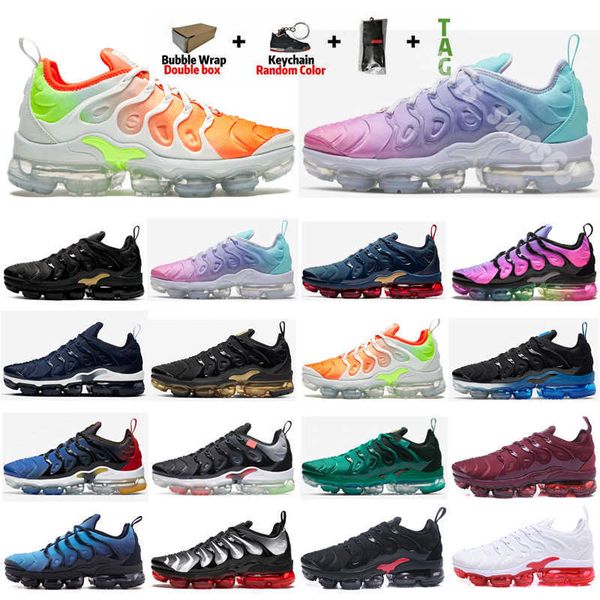 

tn plus 3.0 iii mens sports outdoor shoes sneakers triple black white obsidian green aqua volt tiger men women sports trainers