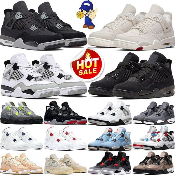 

basketball shoes sports sneakers trainers messy room black cat neon bred military black red thunder university blue white og 4 jordens 4 gca
