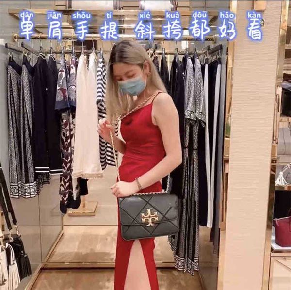 

eleanor handbag torysburchs lingge chain womens bag tofu show style flip single shoulder messenger portable cowhide small square