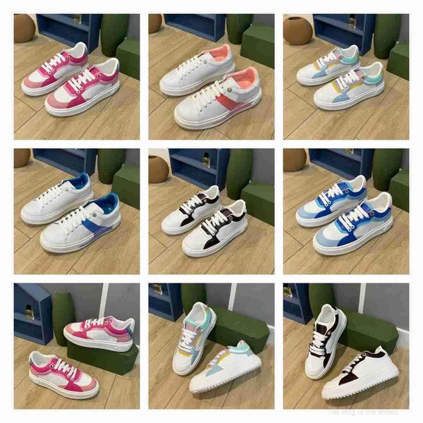 

blue designer women's shoe print time luxury running casual shoes sneaker leather pink out lace-up breathable clebv