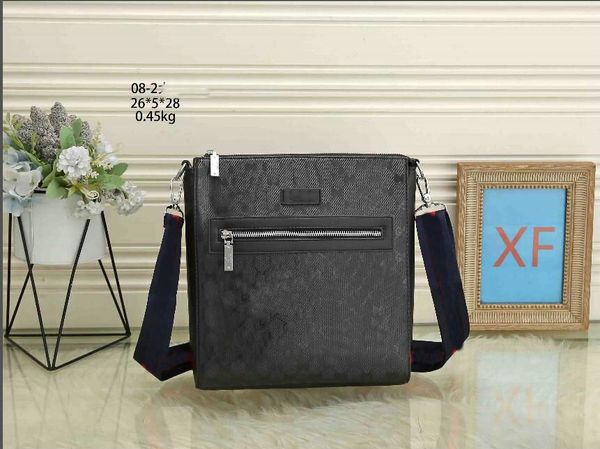 

handbag Men shoulder bags designer cross body luxury man messenger bag district set satchel fashion handbag Composite mini package backpack 08-2juy 26cm, Bright black